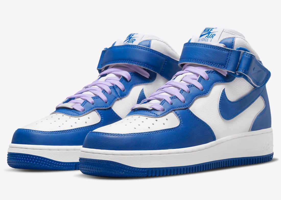 Nike Air Force 1 Mid Blue White Kentucky DX3721-100 Release Date Info