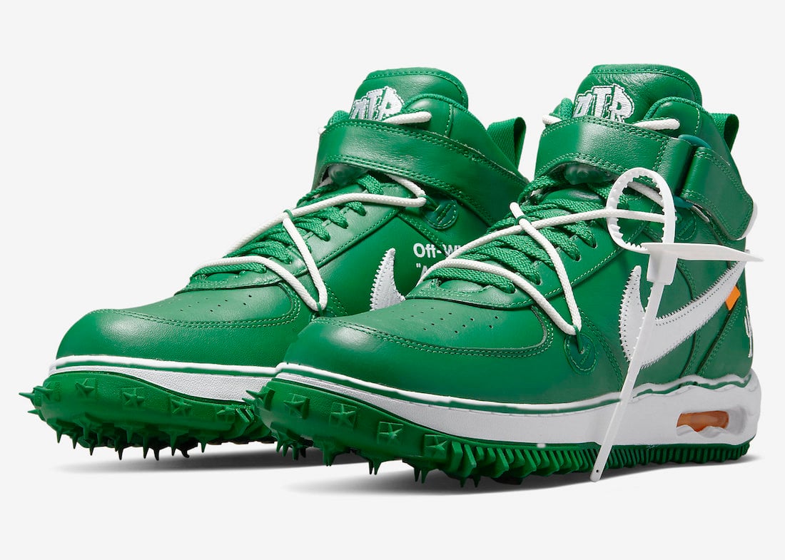 Off-White Nike Air Force 1 Mid Pine Green DR0500-300