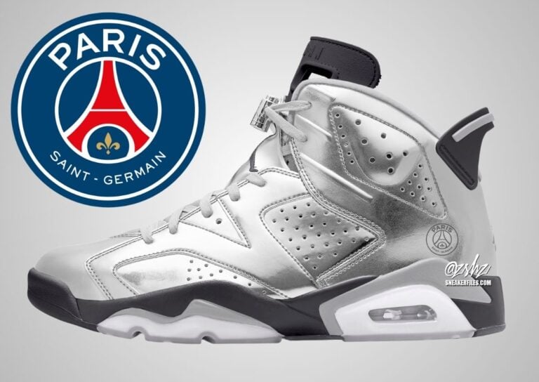 PSG Air Jordan 6 Metallic Silver IQ5135-001 2026